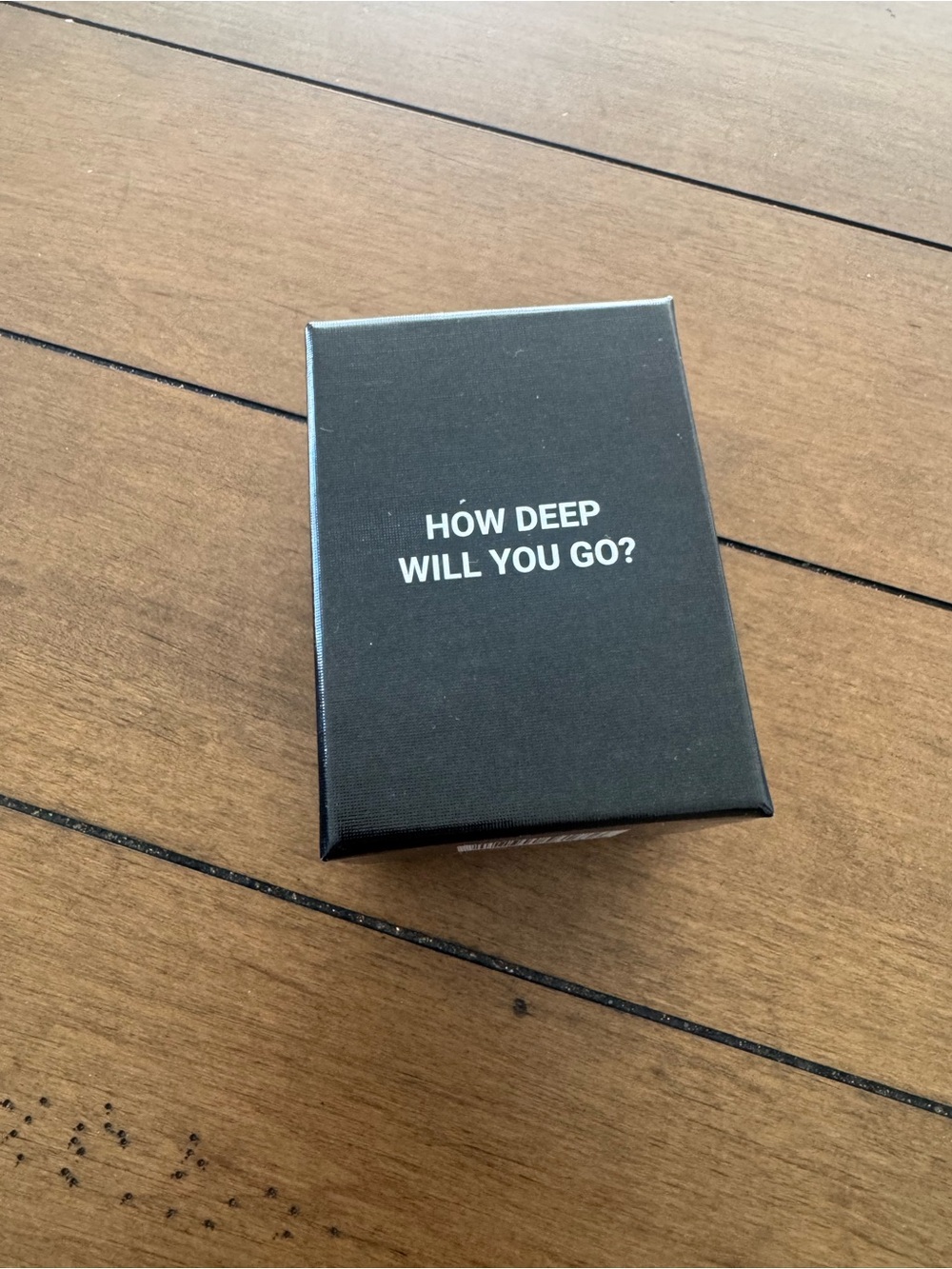 'How Deep Will You Go?' Card game for couples. Like new!